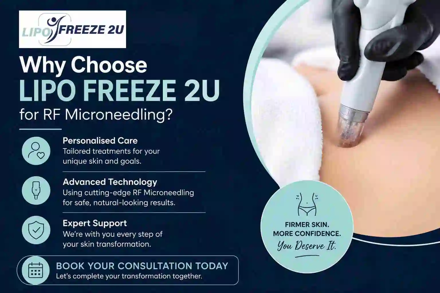 Why Choose LIPO FREEZE 2U for RF Microneedling Chorleywood?